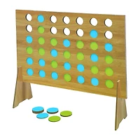 Giant Wooden Four In A Row Game