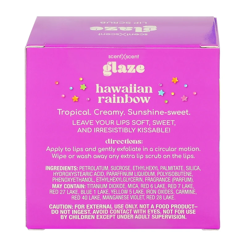 Glaze Hawaiian Rainbow Lip Scrub 0.75oz