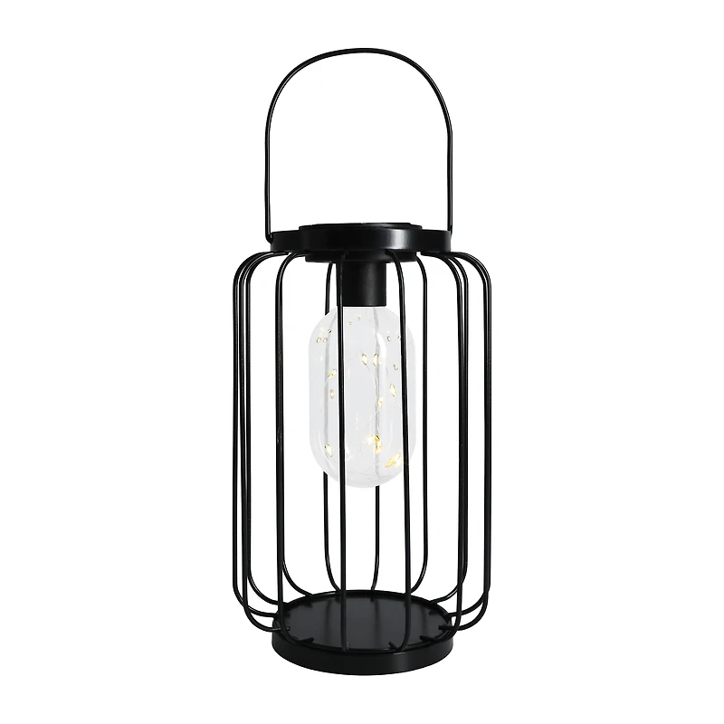 Solar Powered Metal Lantern