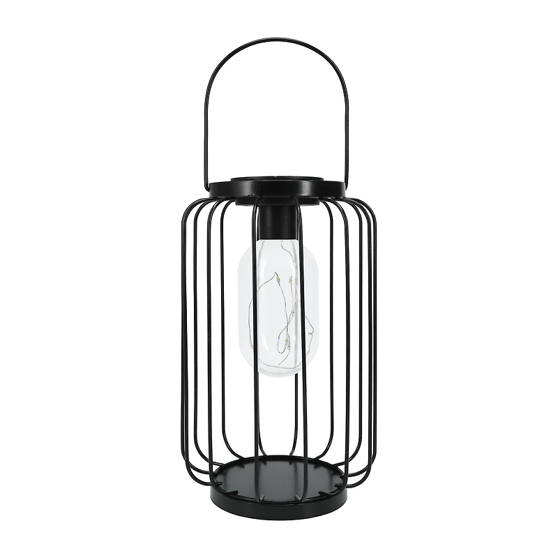 Solar Powered Metal Lantern