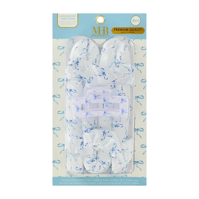 Satin Hair Curler Set 4-Pack