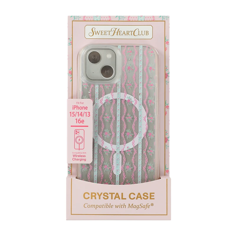Sweet Heart Club iPhone 16e®/15®/14®/13® MagSafe® Crystal Case