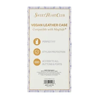 Sweet Heart Club iPhone 16e®/15®/14®/13® MagSafe® Vegan Leather Case