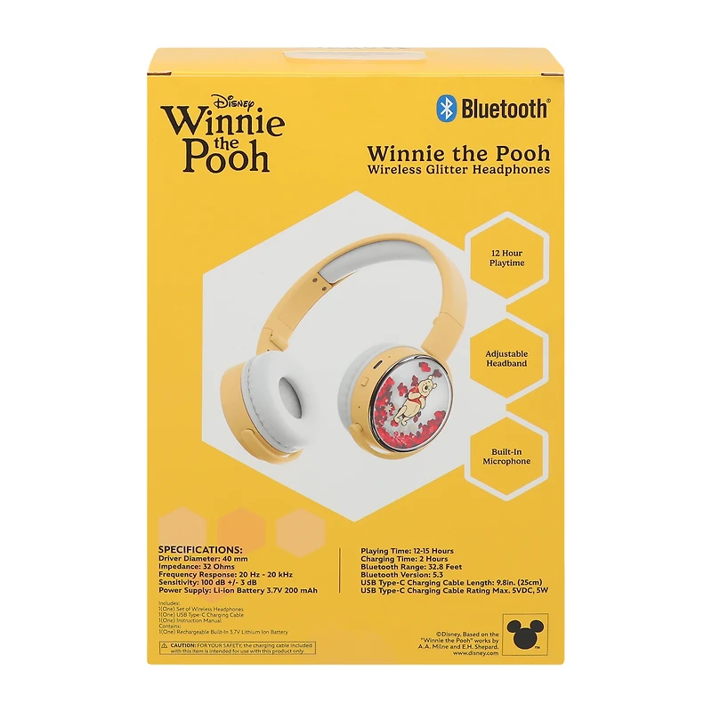 Disney Wireless Glitter Headphones