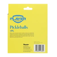 Player Sports® Pickleballs 4-Pack