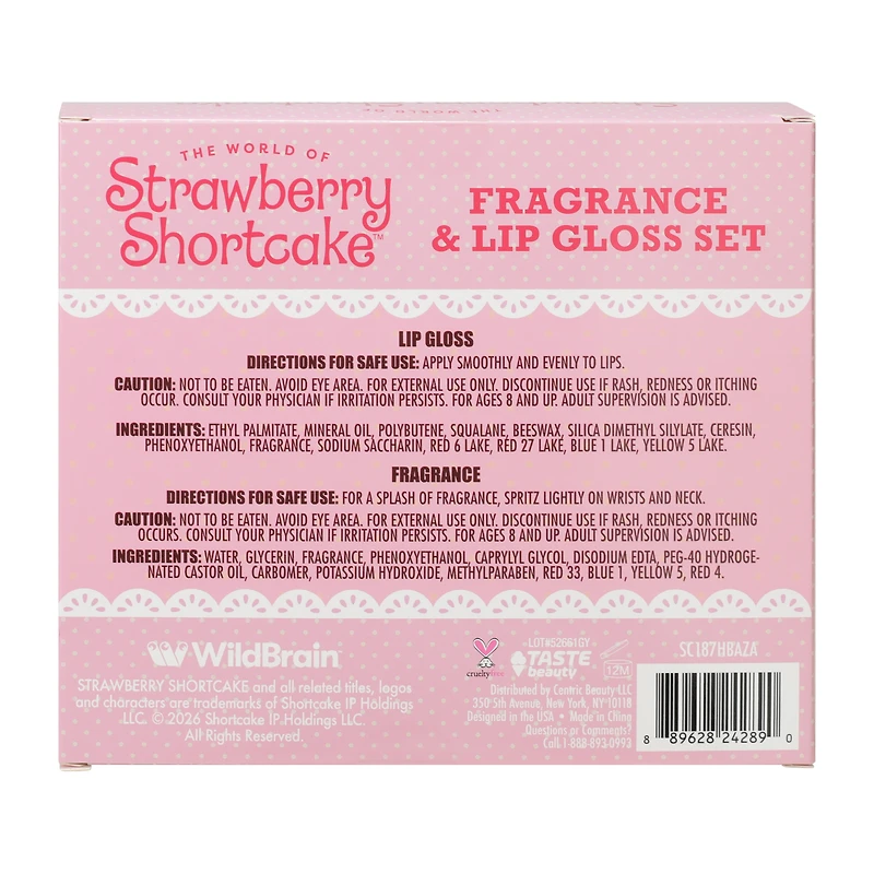 Licensed Fragrance & Lip Gloss Set