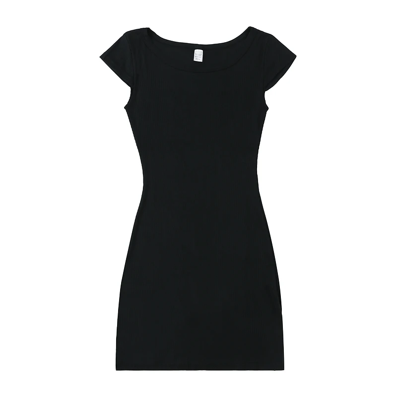 Juniors Ribbed Mini Dress