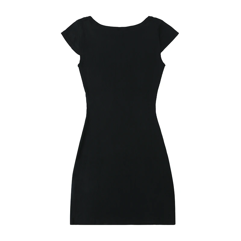 Juniors Ribbed Mini Dress