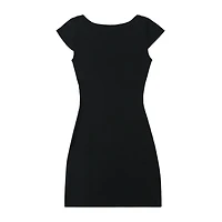 Juniors Ribbed Mini Dress