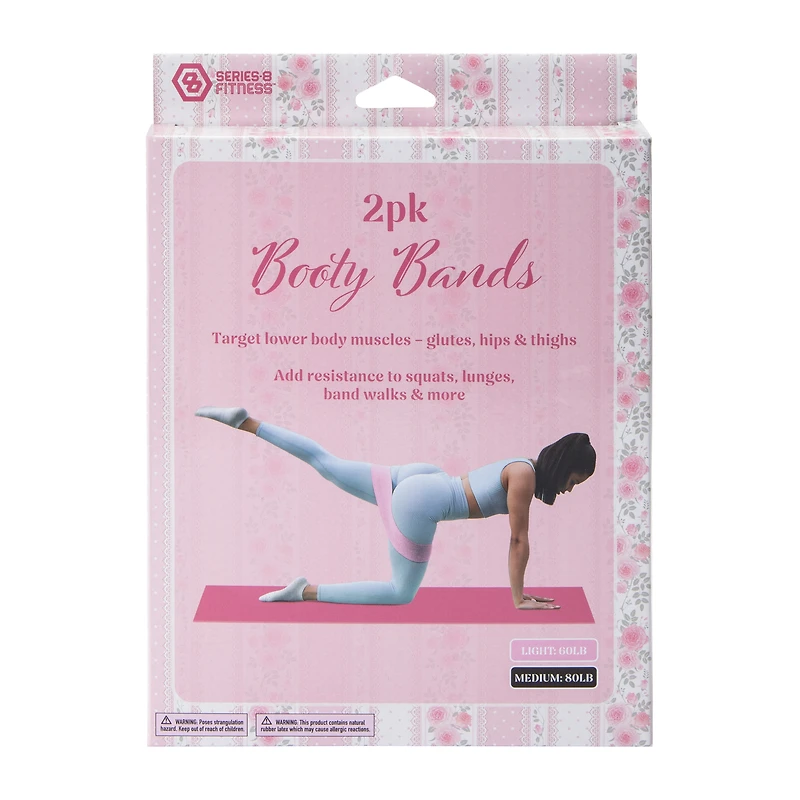 Series-8 Fitness™ Booty Bands 2-Pack
