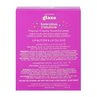 Glaze Hawaiian Rainbow Lip Butter & Oil Duo Set