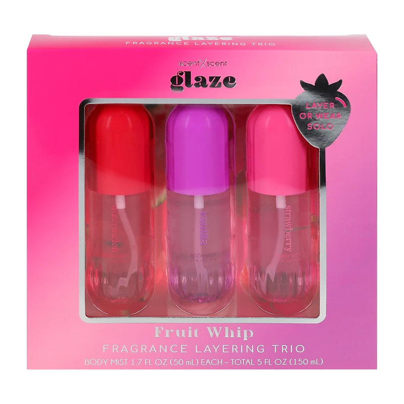Glaze Fruit Whip Fragrance Layering Trio Set