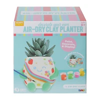 Sunny Crew Decorate Your Own Air-Dry Clay Planter Set