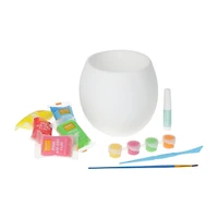 Sunny Crew Decorate Your Own Air-Dry Clay Planter Set