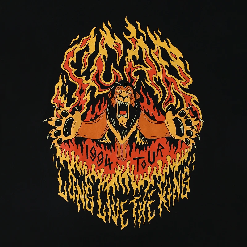 Disney The Lion King Scar 1994 Tour Graphic Tee