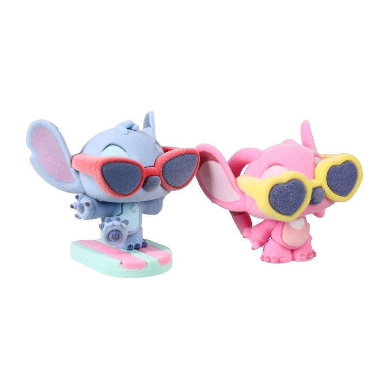 Disney Stitch Flocked Figures 2-Pack