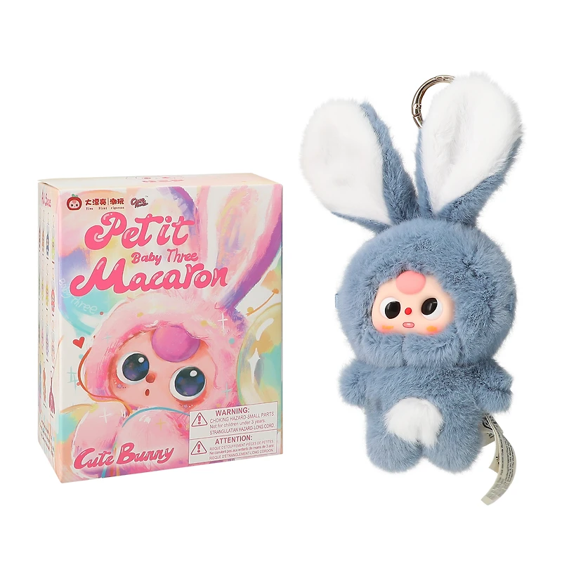 Baby Three Macaron Cute Bunny (Styles May Vary)