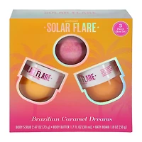 Solar Flare Brazilian Caramel Dreams Glow 3-Set