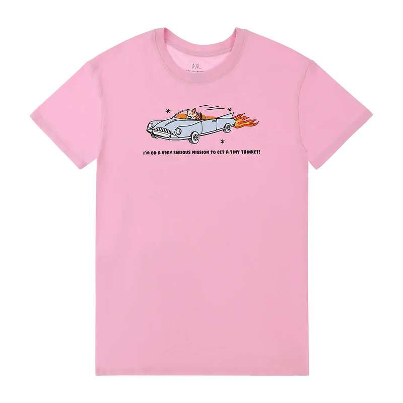 Cat On A Mission Graphic Tee