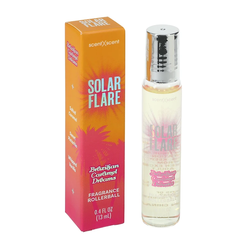 Solar Flare Brazilian Caramel Dreams Fragrance Rollerball 0.4oz
