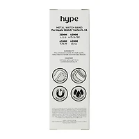 Hype Apple Watch® Metal Watch Band