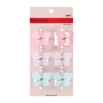 Style Hairology Claw Clips 6-Pack