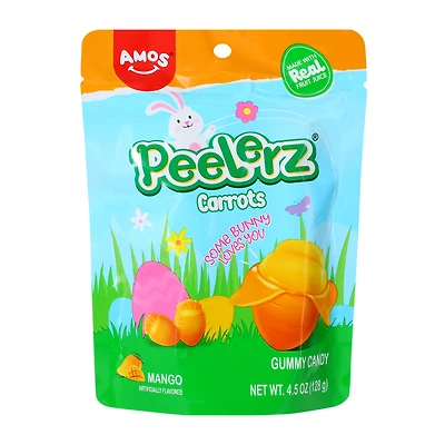 Amos® Peelerz® Carrots Mango Gummy Candy 4.5oz