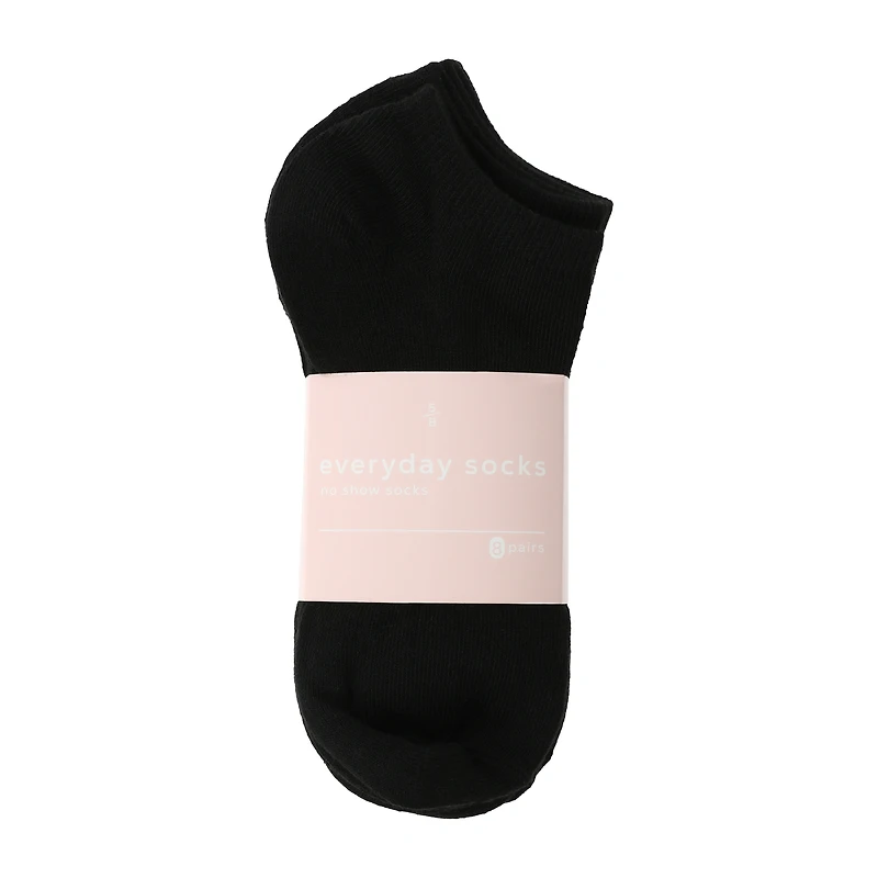 Juniors No Shows Everyday Socks 8-Pack