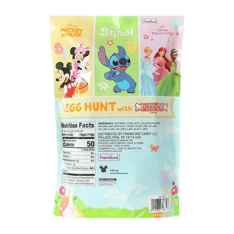 Disney Egg Hunt With Smarties Candy Set 12-Count