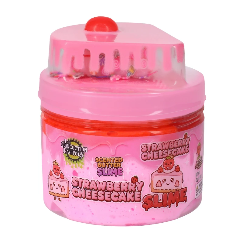The Concoction Factory Strawberry Cheesecake Scented Butter Slime