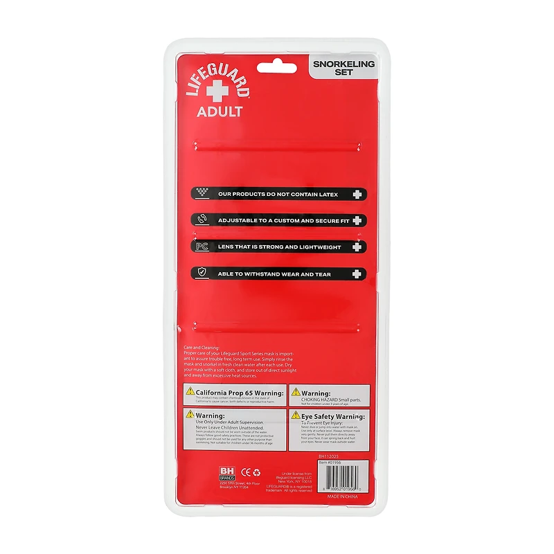 Lifeguard® Adult Snorkeling Set