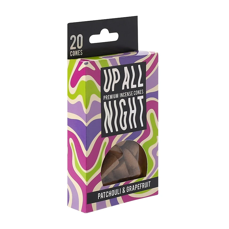 Up All Night Premium Incense Cones 20-Pack