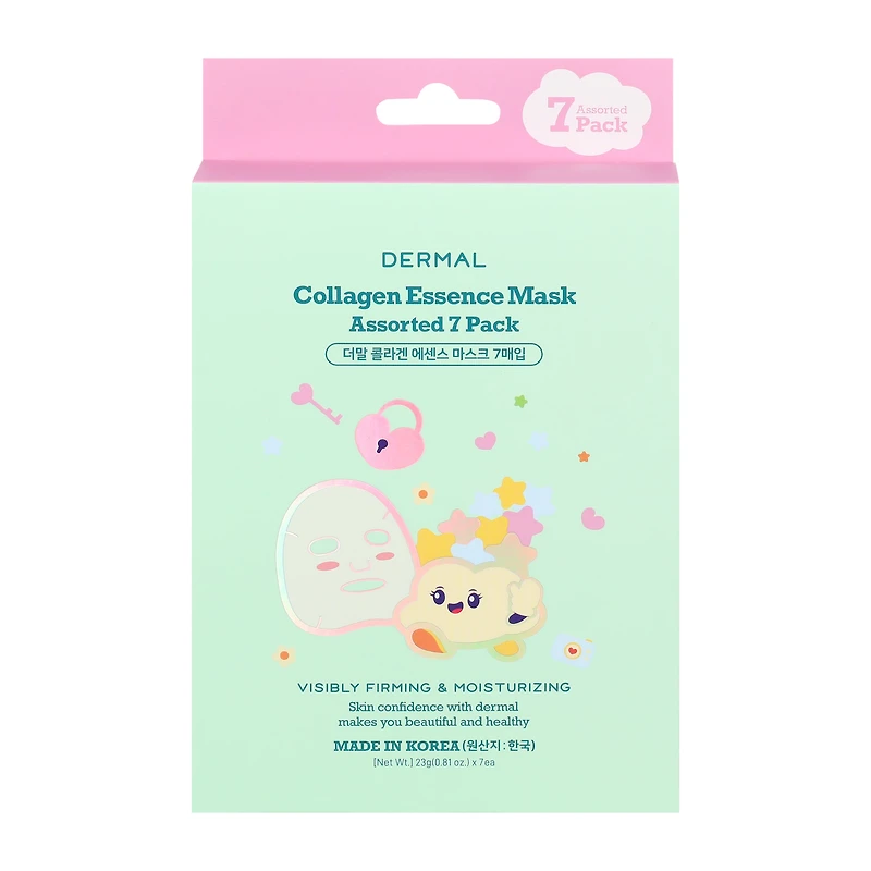 Dermal Collagen Essence Mask Assorted 7-Pack