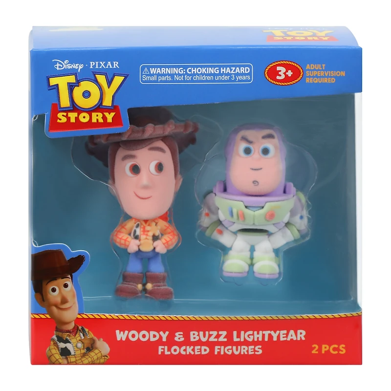 Disney PIXAR Toy Story Flocked Figures 2-Pack