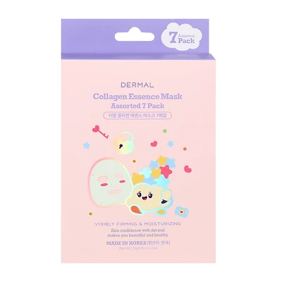 Dermal Collagen Essence Mask Assorted 7-Pack
