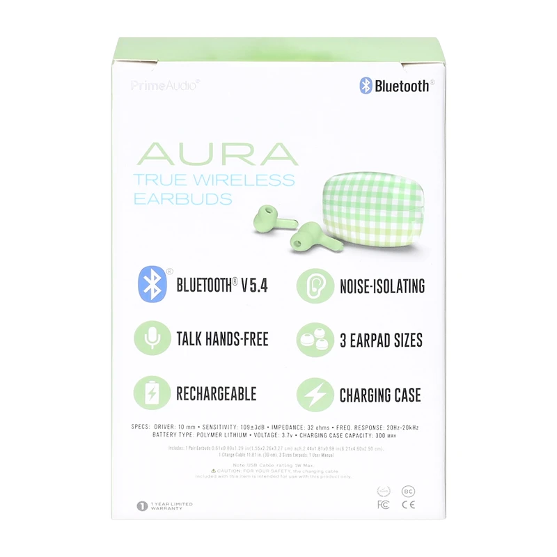 Aura True Wireless Earbuds