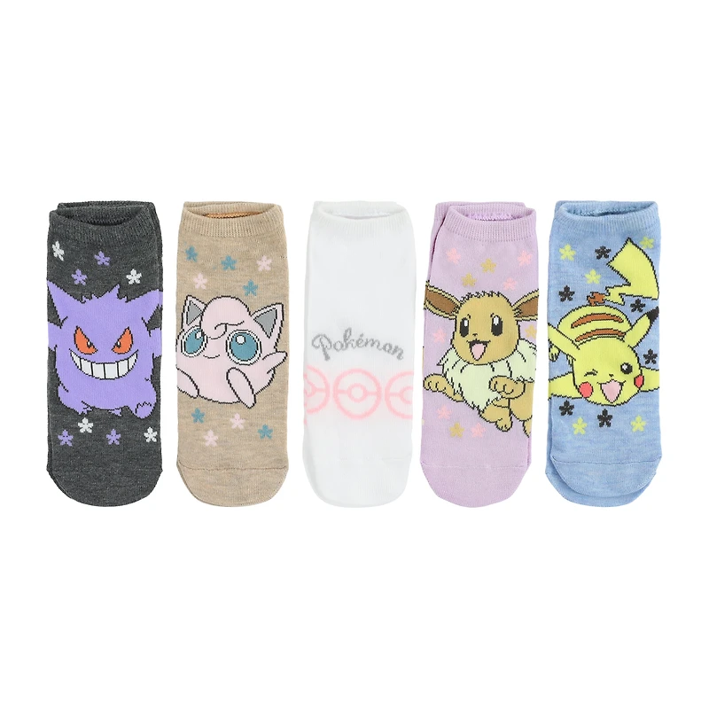 Branded No-Show Socks 5-Pack