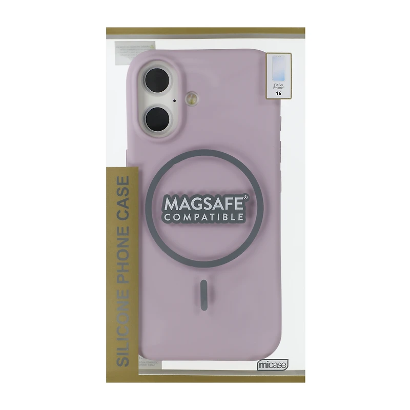 iPhone 16®MagSafe Compatible® Silicone Phone Case