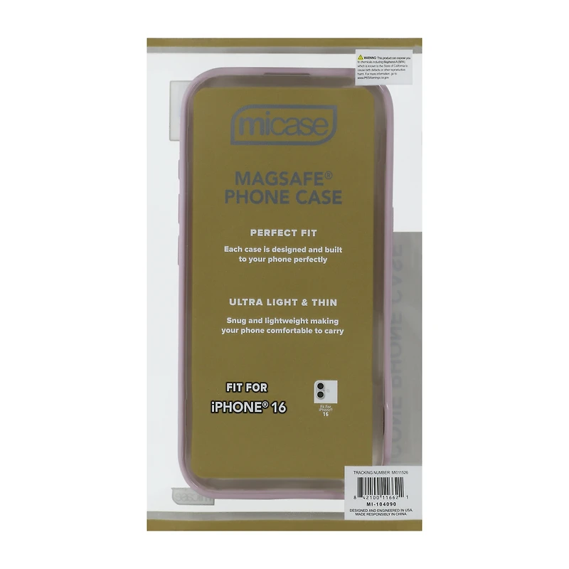iPhone 16®MagSafe Compatible® Silicone Phone Case