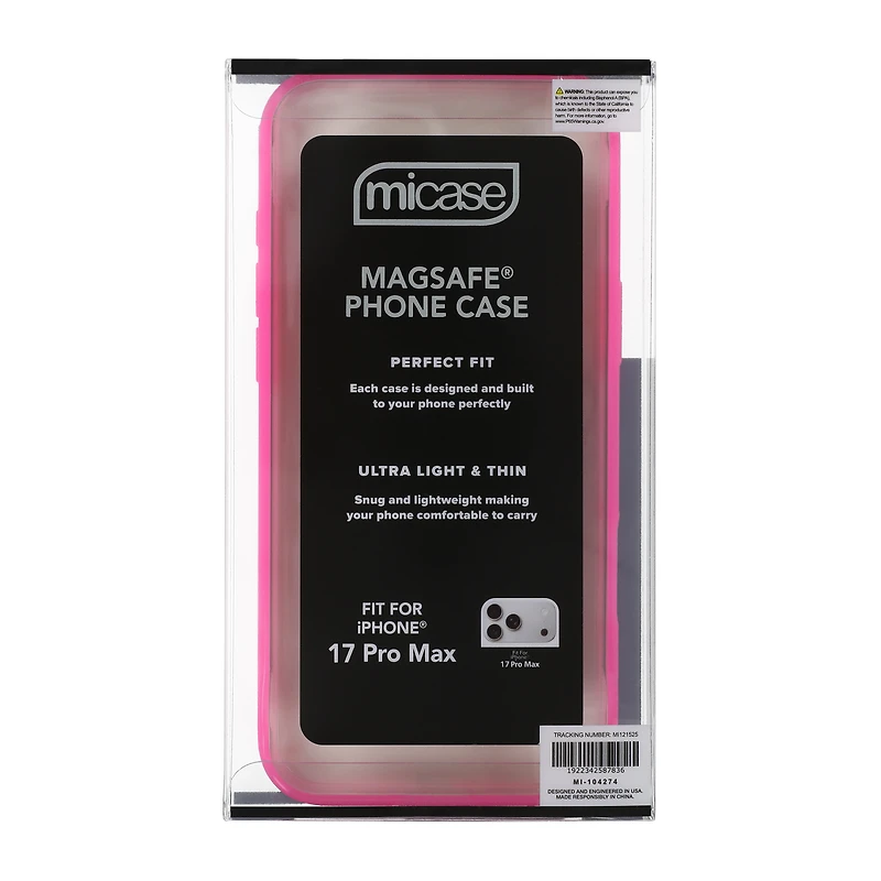 iPhone 17 Pro Max® MagSafe® Transparent Silicone Case