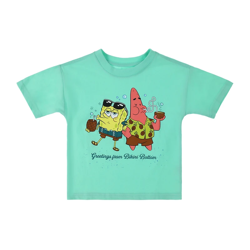 Kids SpongeBob SquarePants™ Bikini Bottom Greetings Graphic Tee