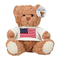 Cute & Cuddly Flag Sweater Bear Plush