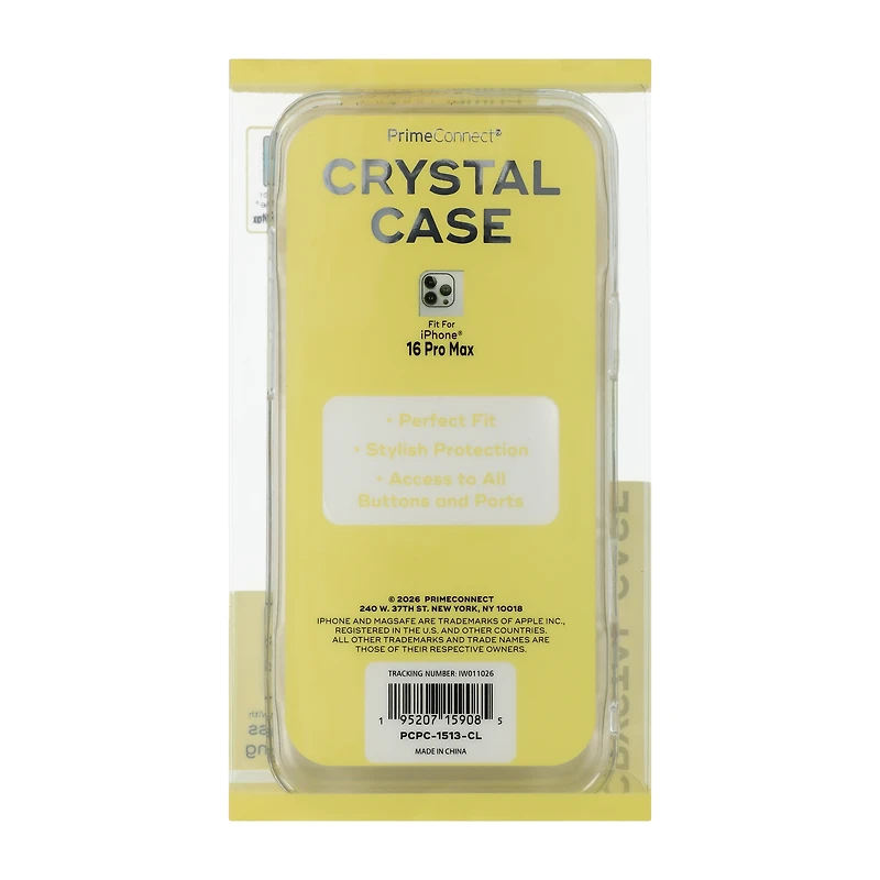 iPhone 16 Pro Max® Clear Crystal Phone Case - MagSafe® Compatible