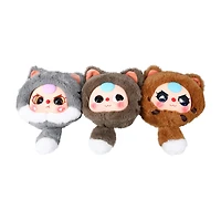 Baby Three Fortune Cat Zipper Bag (Styles May Vary)