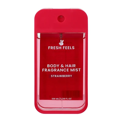 Fresh Feels Strawberry Body & Hair Fragrance Mist 3.3oz