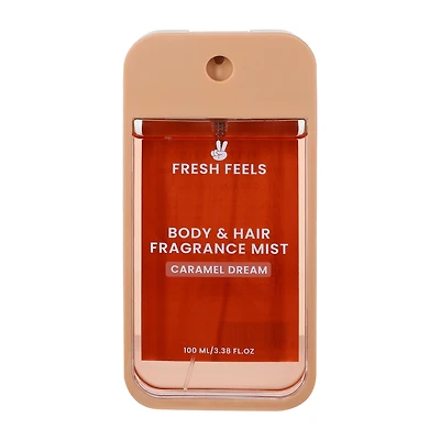 Fresh Feels Caramel Dream Body & Hair Fragrance Mist 3.3oz