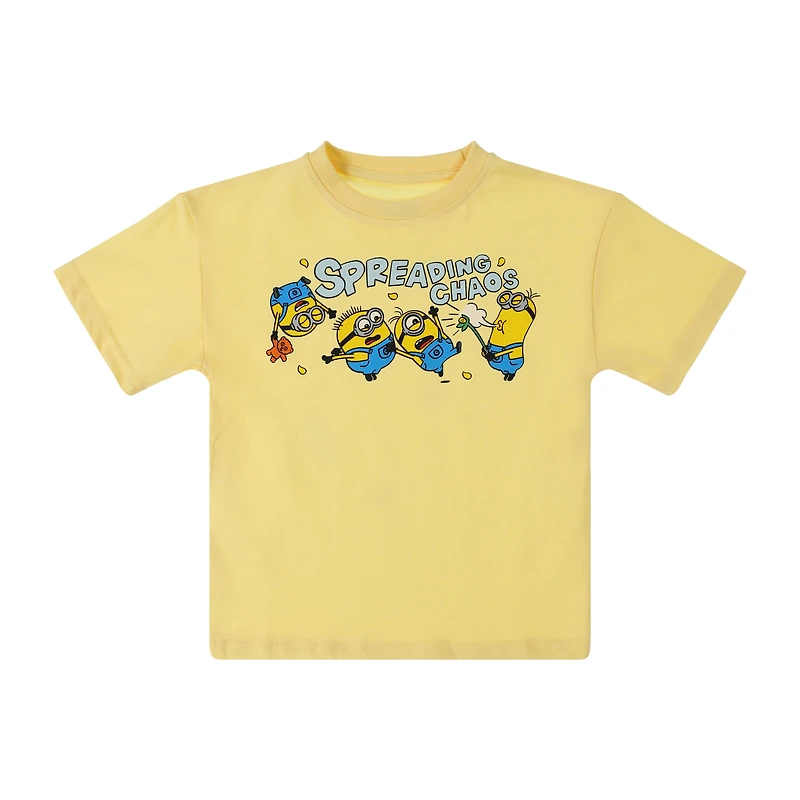 Kids Minions Spreading Chaos Graphic Tee