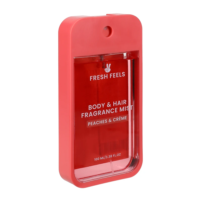 Fresh Feels Peaches & Crème Body & Hair Fragrance Mist 3.3oz
