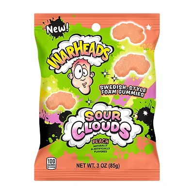 Warheads® Sour Clouds Peach Foam Gummies 3oz