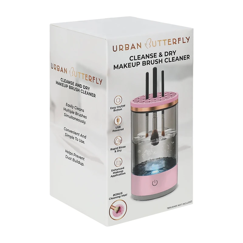 Urban Butterfly Cleanse & Dry Makeup Brush Cleaner
